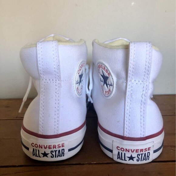 NEW - White hightop Converse (unisex) - Picture 3 of 4